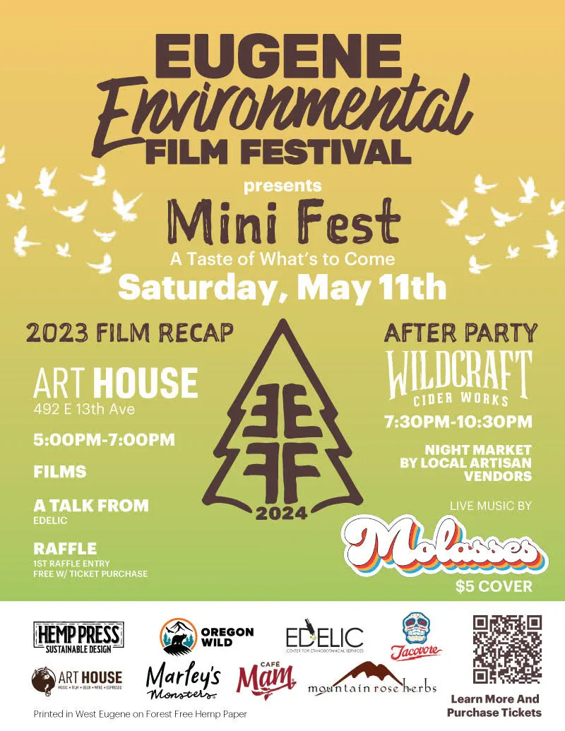 Mini Fest Saturday May 11th at the Art House with an After Party at Wildcraft